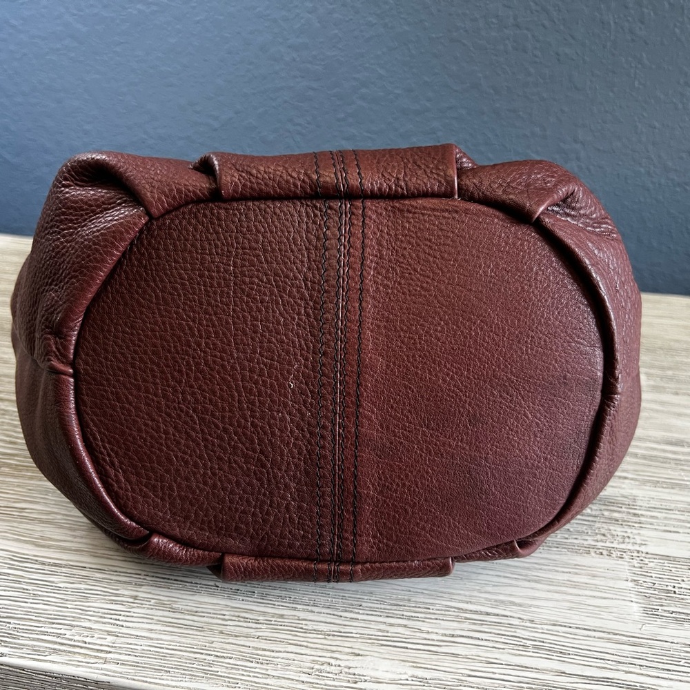 Hadaki Brown Leather Hobo Bag - Picture 6 of 13